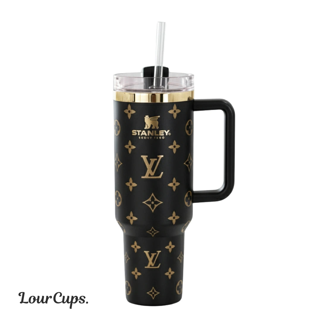 LV™ Matte Black Luxury Tumbler