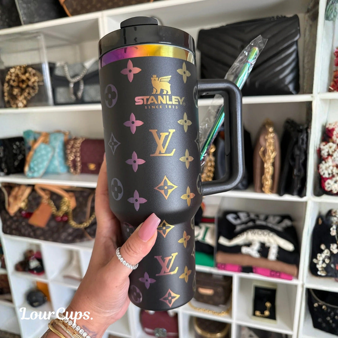 LV™ Rainbow Black Premium Tumbler