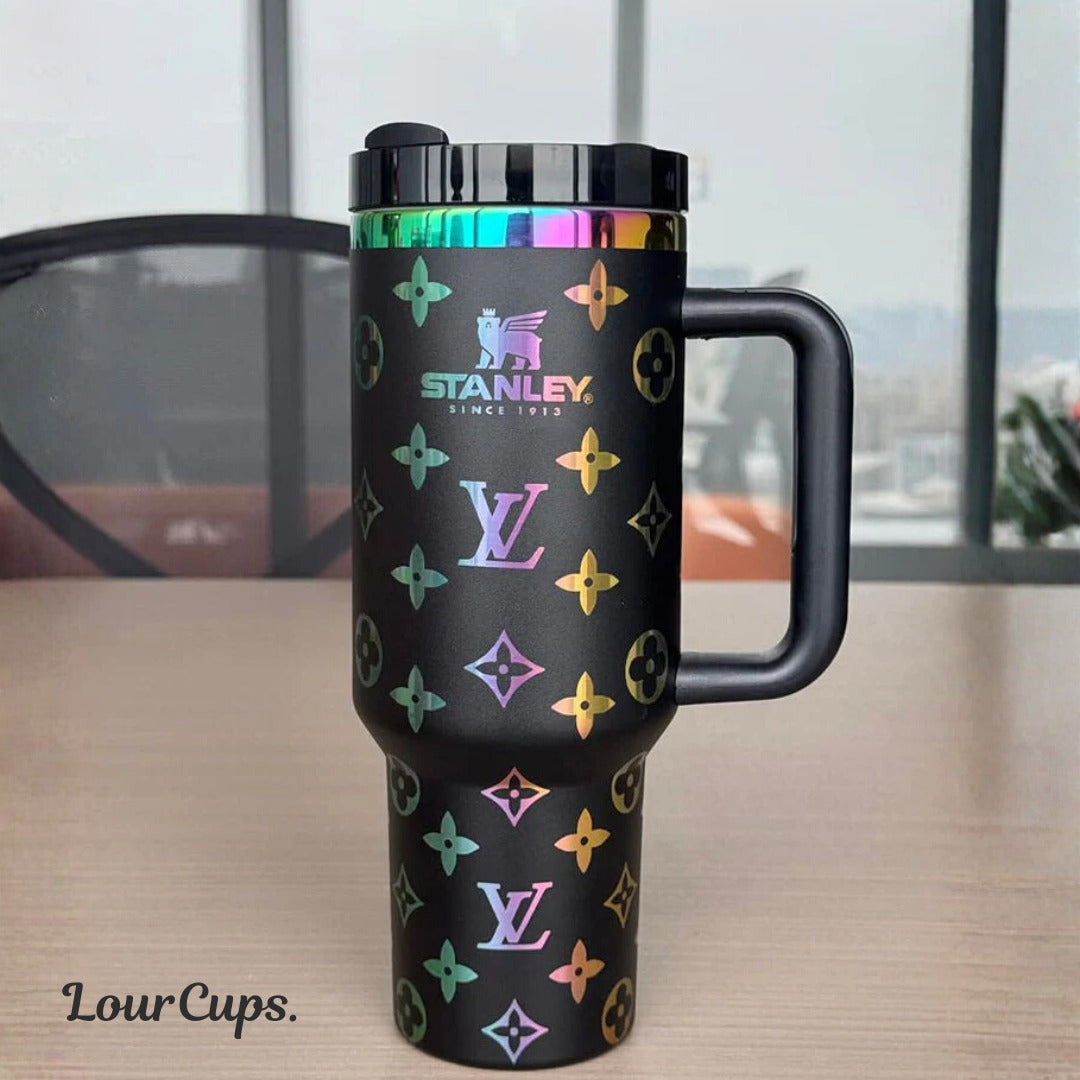 LV™ Rainbow Black Premium Tumbler