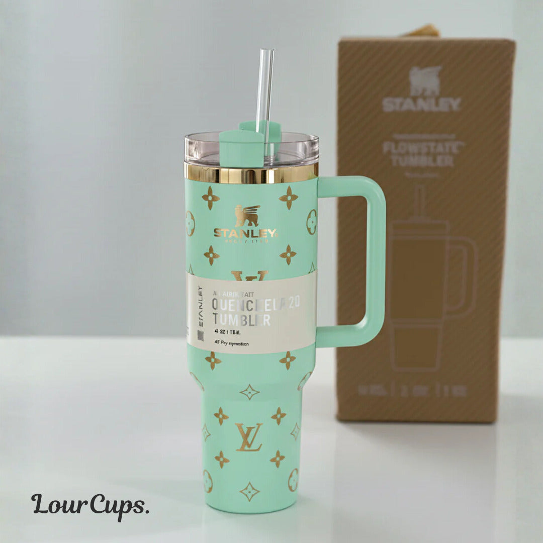 LV™ Aqua Blue Luxury Tumbler