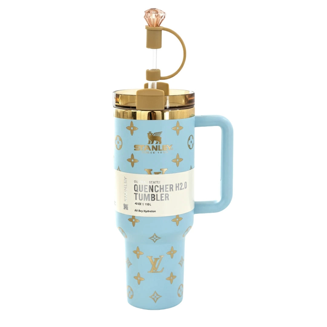 LV™ Light Blue Luxury Tumbler