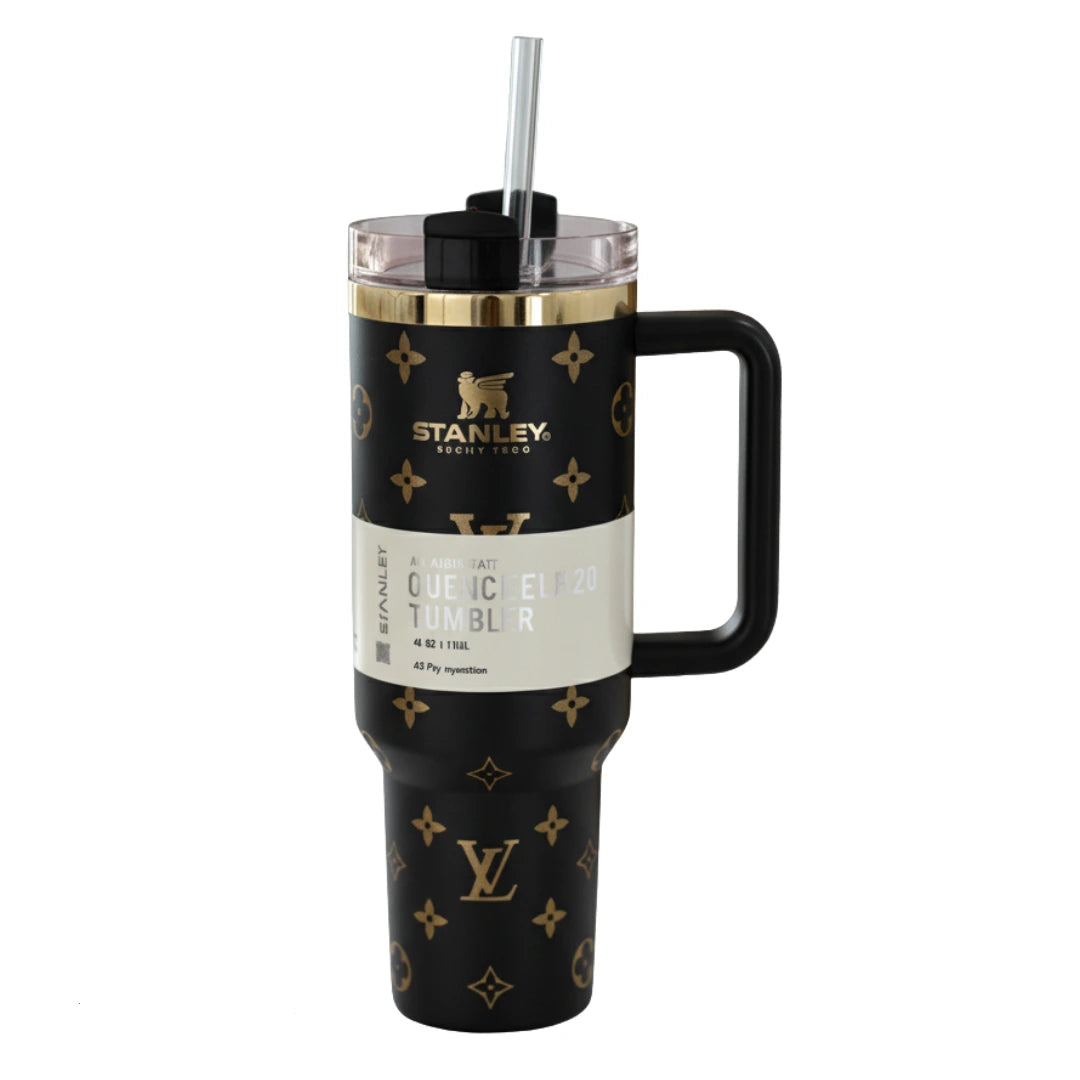 LV™ Matte Black Luxury Tumbler